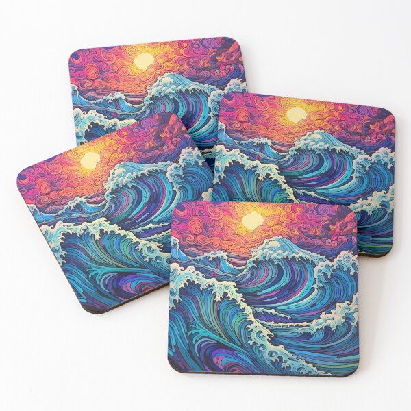 Item preview, Abstract Ocean Waves Pattern designed and sold by Desfix.