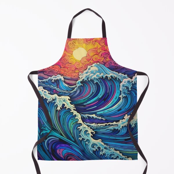 Item preview, Abstract Ocean Waves Pattern designed and sold by Desfix.