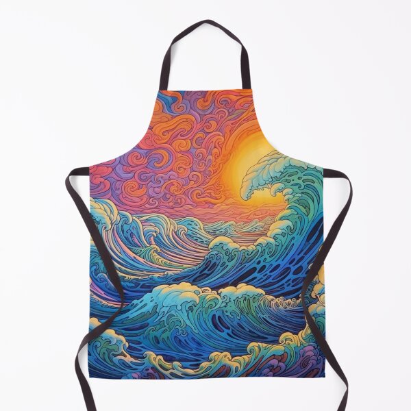 Item preview, Abstract Ocean Waves Pattern designed and sold by Desfix.