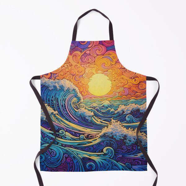 Item preview, Abstract Ocean Waves Pattern designed and sold by Desfix.