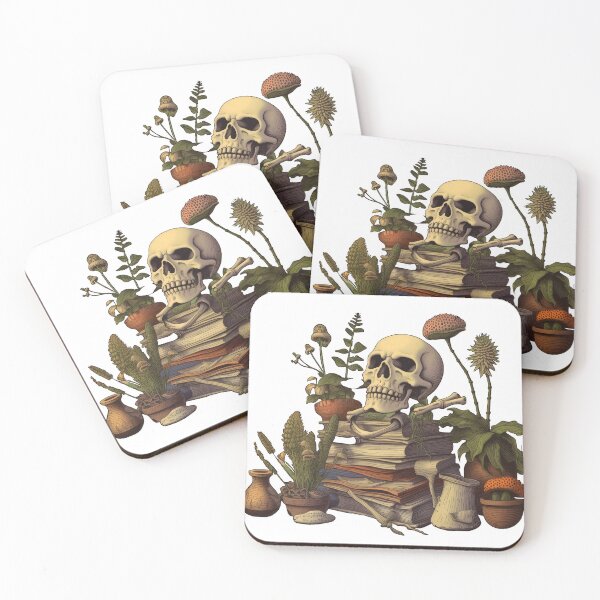 Item preview, Bones and flowers (Nature Morte) designed and sold by SpicyGraphicArt.