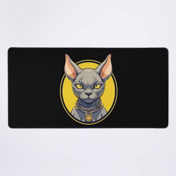 Item preview, Cartoon Sphynx Cat Face Sticker | Edgy Caricatures designed and sold by TortoPlusa.
