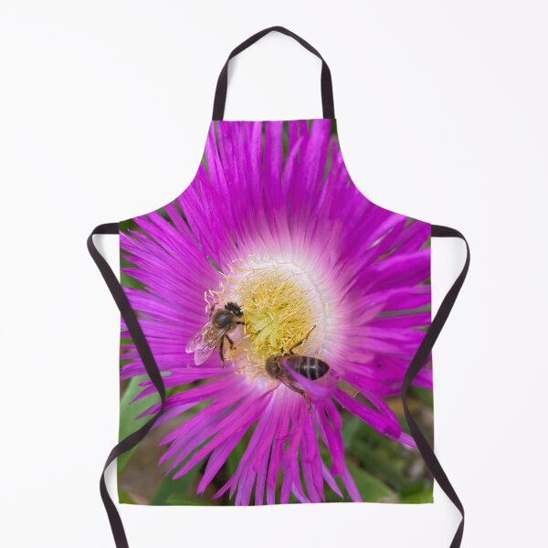 Item preview, Bees flying on Echinacea flower in spring designed and sold by Donutlovers.