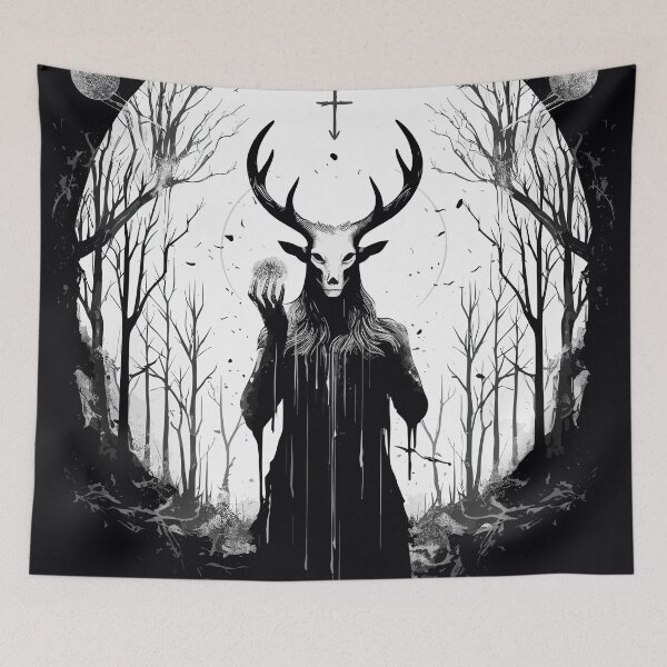 Item preview, Black and White Wood Wraith designed and sold by JaimeLikes.