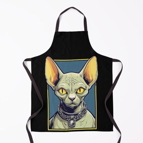 Item preview, Cartoon Sphynx Cat Face Sticker | Edgy Caricatures designed and sold by TortoPlusa.