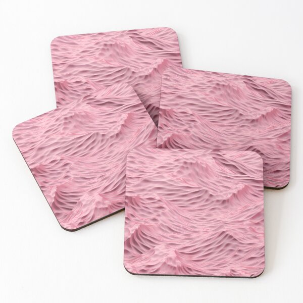 Item preview, Pink ocean waves aerial view designed and sold by CreativeJunglee.