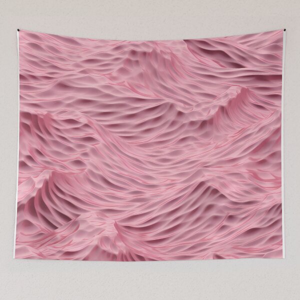 Item preview, Pink ocean waves aerial view designed and sold by CreativeJunglee.