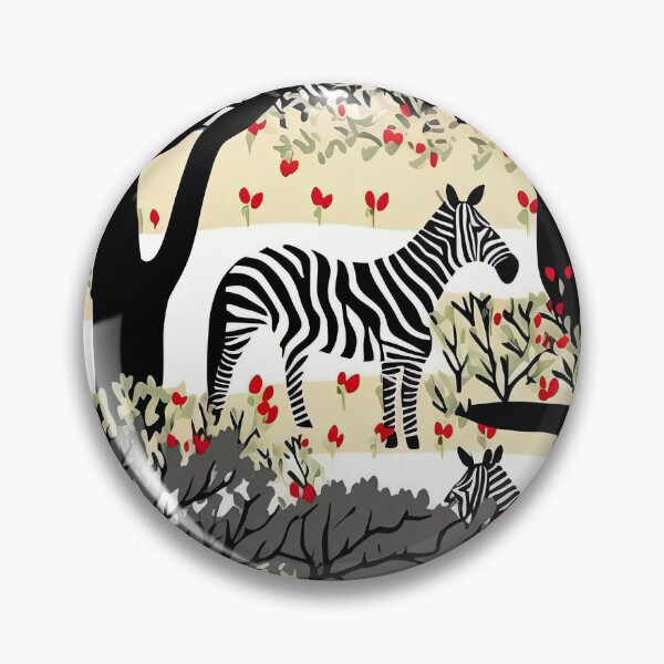 Item preview, Colorful Animals Zebras and Trees Abstract Pattern designed and sold by Wonder Of Light.