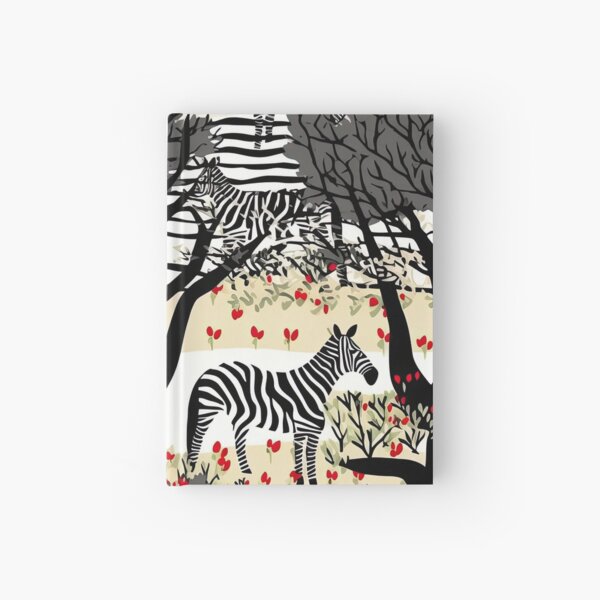 Item preview, Colorful Animals Zebras and Trees Abstract Pattern designed and sold by Wonder Of Light.