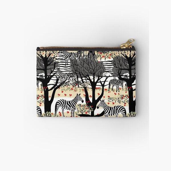 Item preview, Colorful Animals Zebras and Trees Abstract Pattern designed and sold by Wonder Of Light.