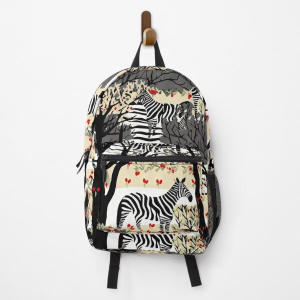 Item preview, Colorful Animals Zebras and Trees Abstract Pattern designed and sold by Wonder Of Light.
