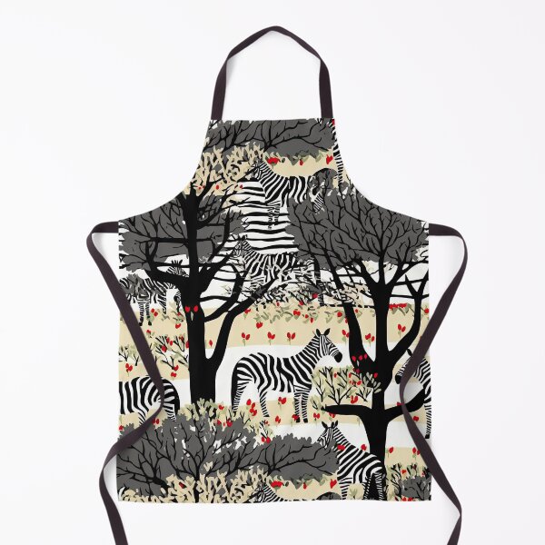 Item preview, Colorful Animals Zebras and Trees Abstract Pattern designed and sold by Wonder Of Light.
