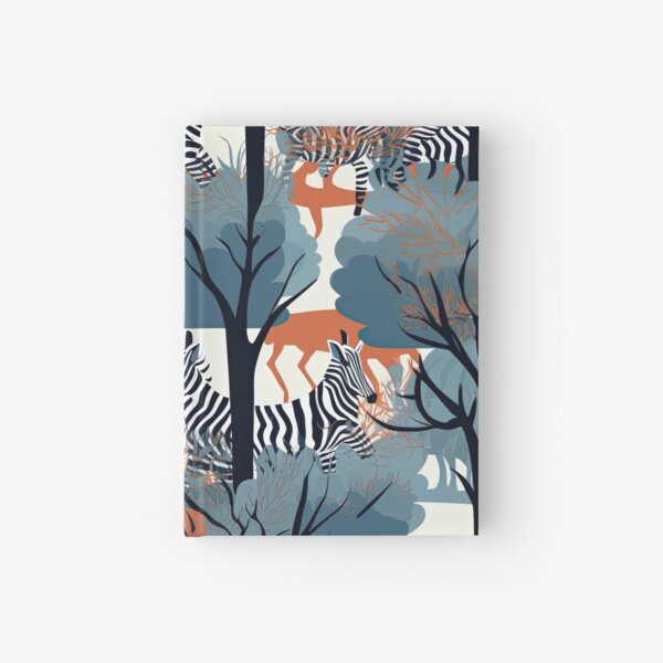 Item preview, Colorful Animals Zebras and Trees Abstract Pattern designed and sold by Wonder Of Light.