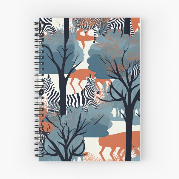 Item preview, Colorful Animals Zebras and Trees Abstract Pattern designed and sold by Wonder Of Light.