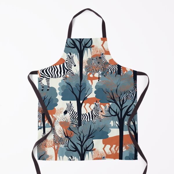 Item preview, Colorful Animals Zebras and Trees Abstract Pattern designed and sold by Wonder Of Light.