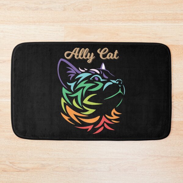 Item preview, LGBT Ally Cat, Be Kind Gay Rainbow, LGBTQ Pride March 2023 designed and sold by Cryptohaven.