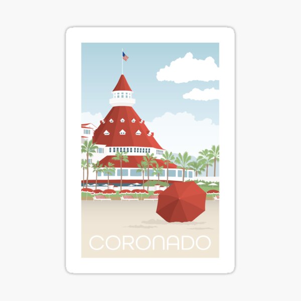 Coronado California Sticker