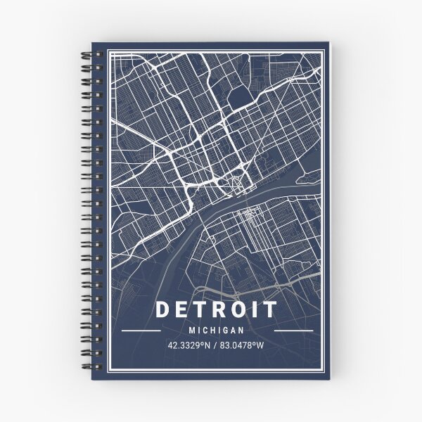 Item preview, City Map of Detroit Michigan United States designed and sold by More than Myriad.