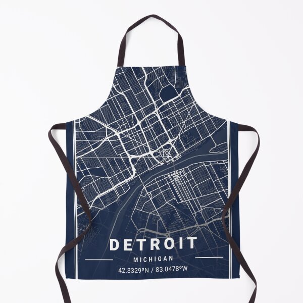 Item preview, City Map of Detroit Michigan United States designed and sold by More than Myriad.