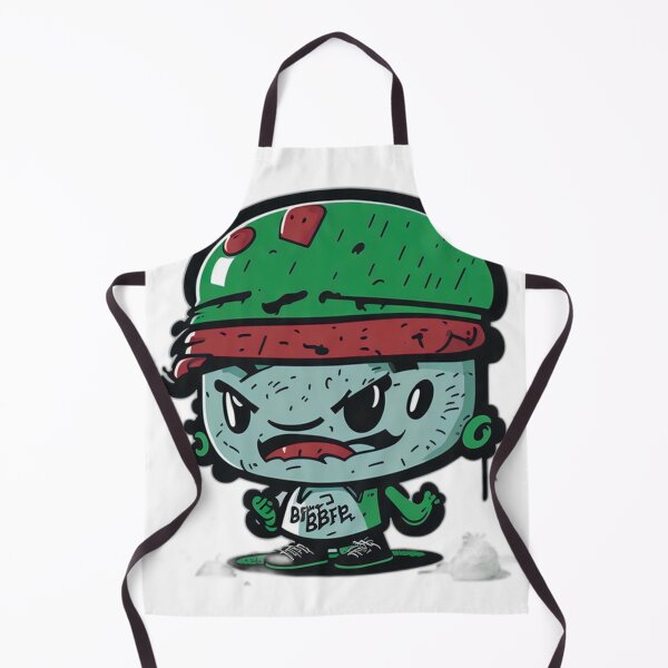 Item preview, Digital Art: Futuristic Evil Cartoon Character in a Green Hat - Dark Delights designed and sold by PixelSpectrum.