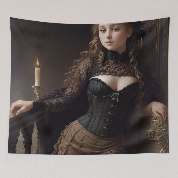 Item preview, An elegant young woman from the Victorian Era designed and sold by Good Candy.