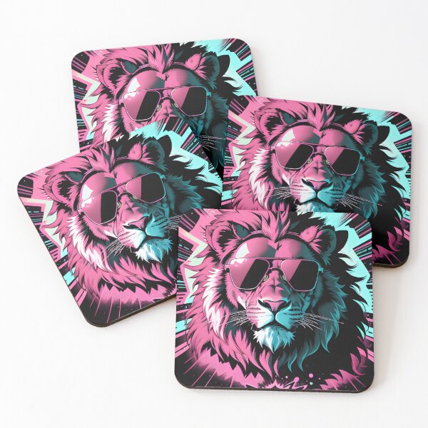 Item preview, Fashionable lion courage: With these glasses in neon colors you make a statement designed and sold by danh1z.