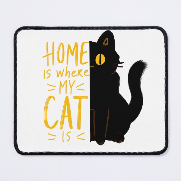 Item preview, stickers cute to home is where my cat is Sticker designed and sold by storeART28.
