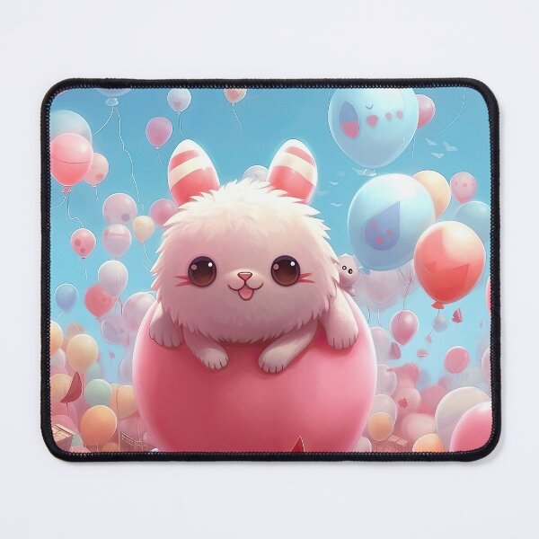 Item preview, Pink peluche on balloon designed and sold by libanmax.