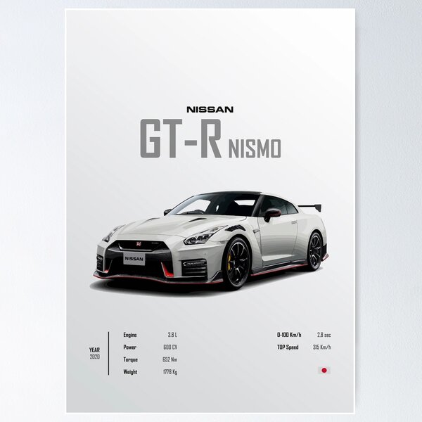 Artikel-Vorschau von Nissan GT-R Nismo, designt und verkauft von Men's Posters Co..