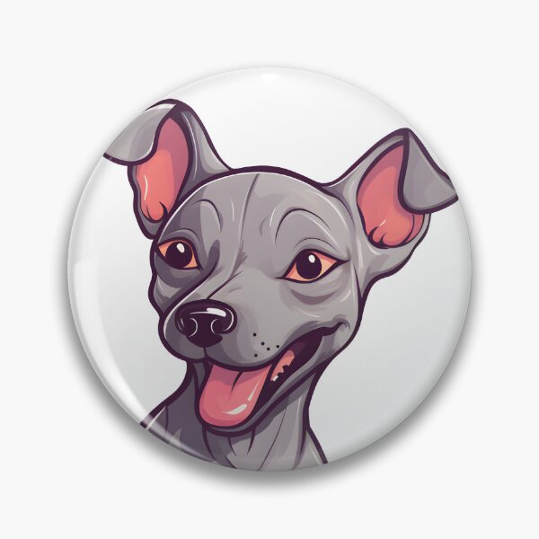 Item preview, Terrier sin pelo americano feliz. designed and sold by FluffyCute.