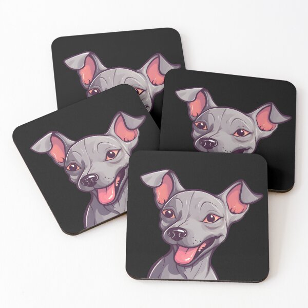 Item preview, Happy American Hairless Terrier. designed and sold by FluffyCute.