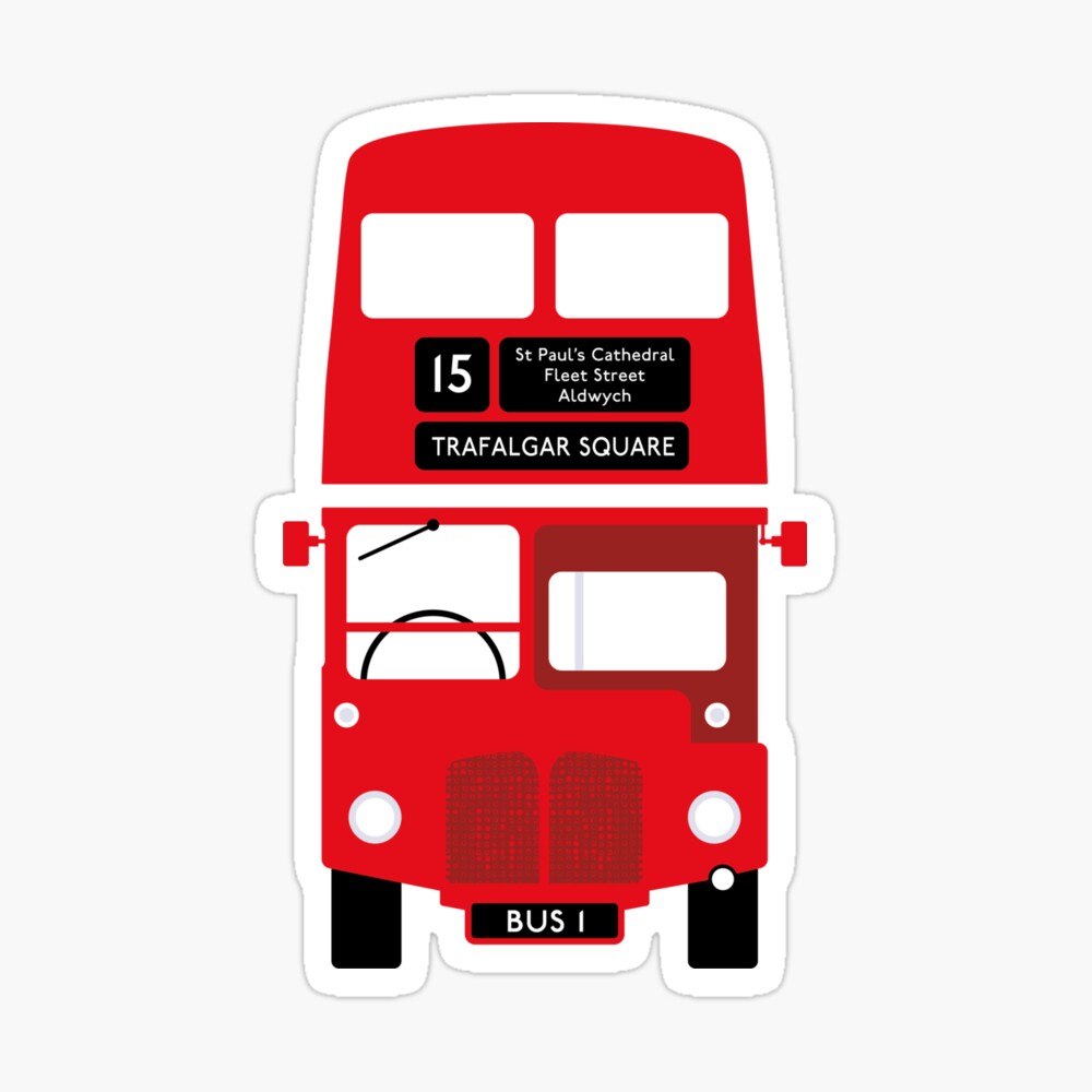 B75 I Love London Gray Red Doubledecker Bus Union Jack British Infinity Scarf 