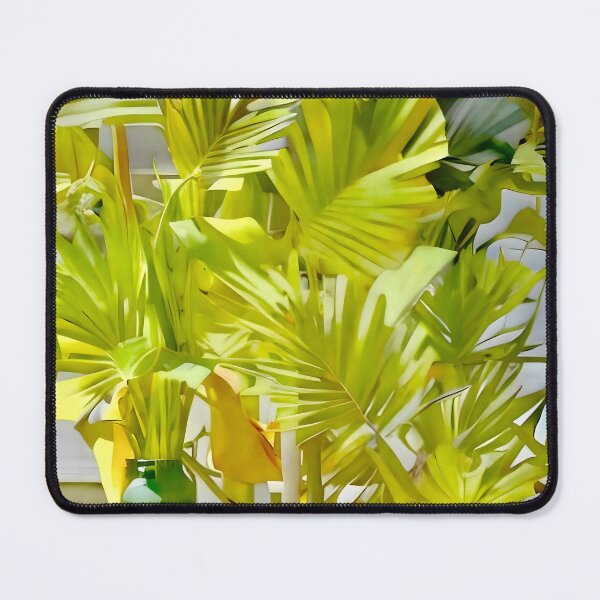 Item preview, Palm Leaves with Green Bottle  designed and sold by Dana Roper.