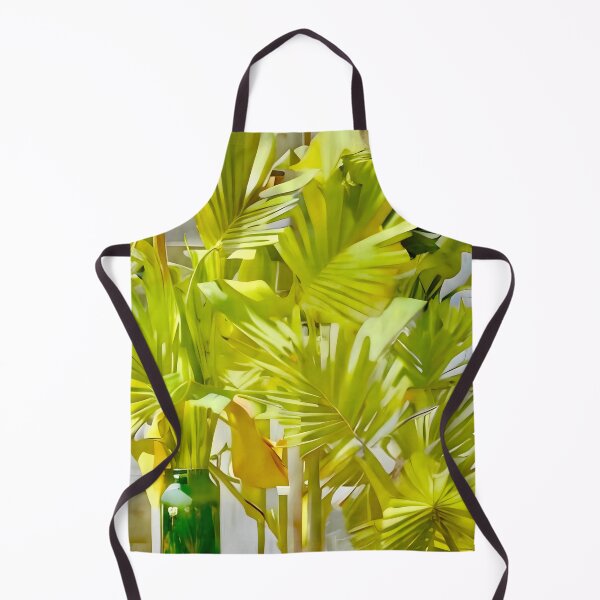 Item preview, Palm Leaves with Green Bottle designed and sold by Dana Roper.