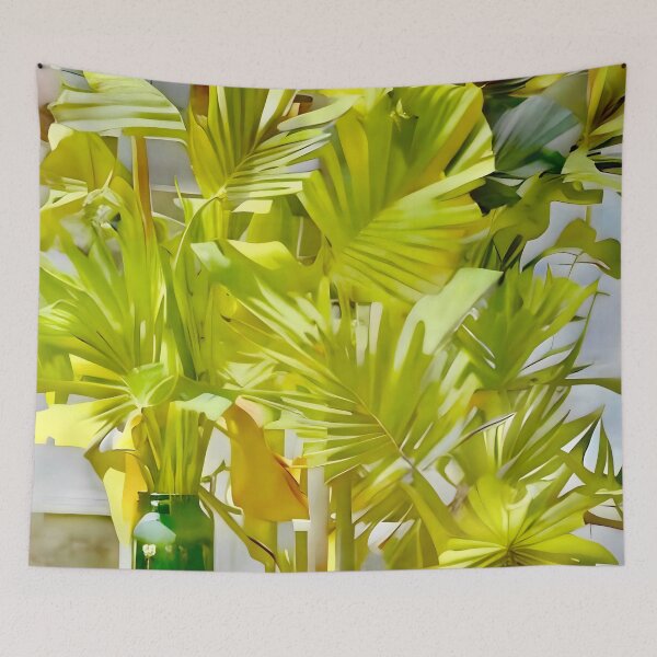 Item preview, Hojas de Palma con Botella Verde designed and sold by Dana Roper.