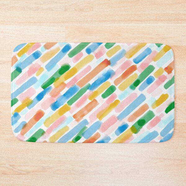 Item preview, Dreamy Watercolor Dashes Diagonal  designed and sold by Jacqueline Maldonado.