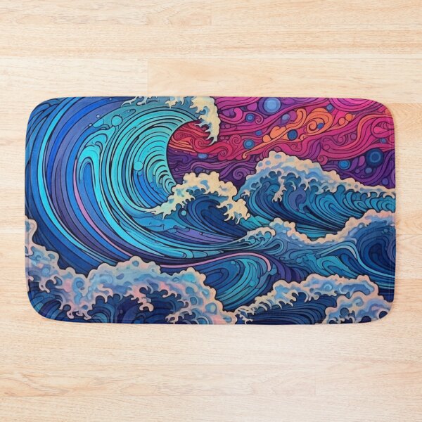 Item preview, Abstract Ocean Waves Pattern designed and sold by Desfix.