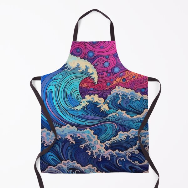 Item preview, Abstract Ocean Waves Pattern designed and sold by Desfix.