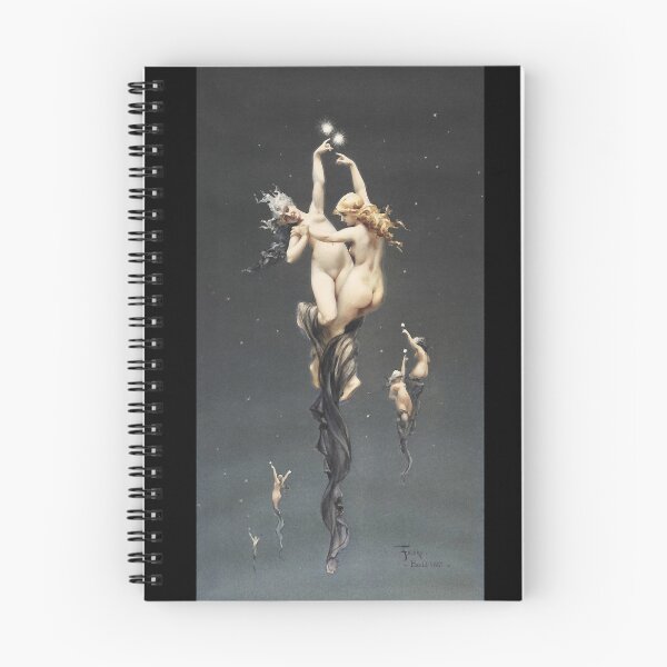 Item preview, Twin Stars painting Falero Luis designed and sold by ohhsomefinds.