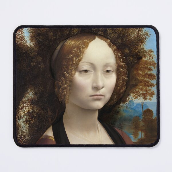 Item preview, Ginevra de' Benci | Leonardo da Vinci | 1478 Renaissance Art designed and sold by CJET.