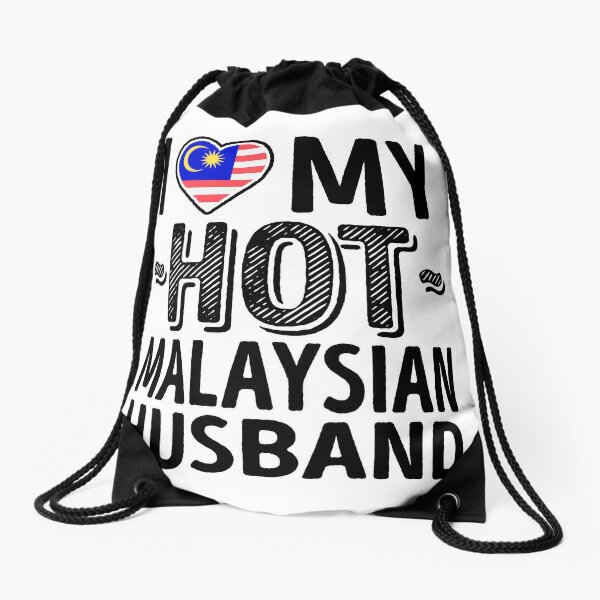 I Love My Hot Malaysian Husband Cute Malaysia Couples Romantic Love T Shirts And Stickers 2941