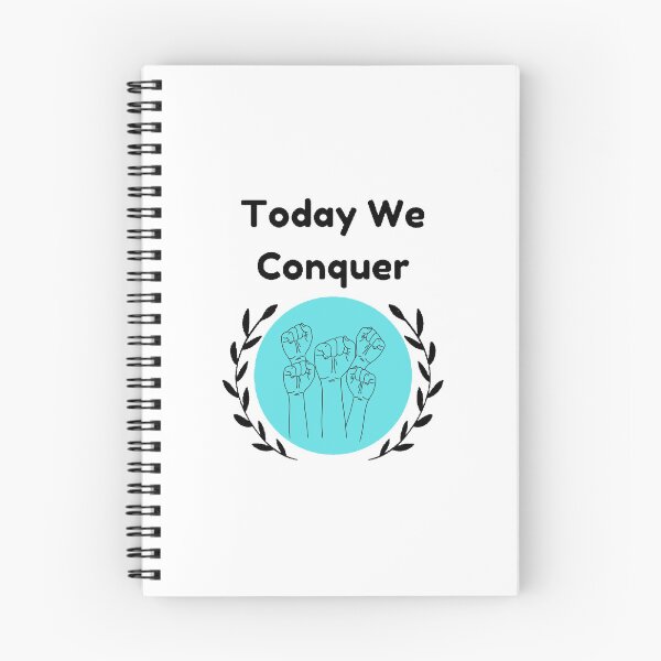 Item preview, Today We Conquer - Motivational Quote designed and sold by Designspot2020.