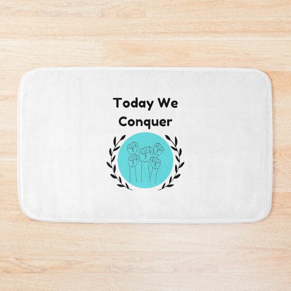 Item preview, Today We Conquer - Motivational Quote designed and sold by Designspot2020.
