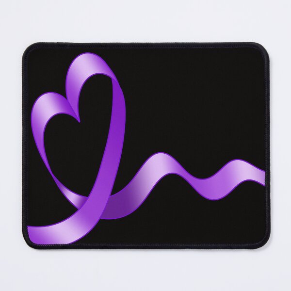 Item preview, Purple Awareness Ribbon with Heart designed and sold by Alondra.