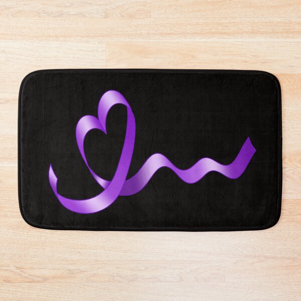 Item preview, Purple Awareness Ribbon with Heart designed and sold by Alondra.