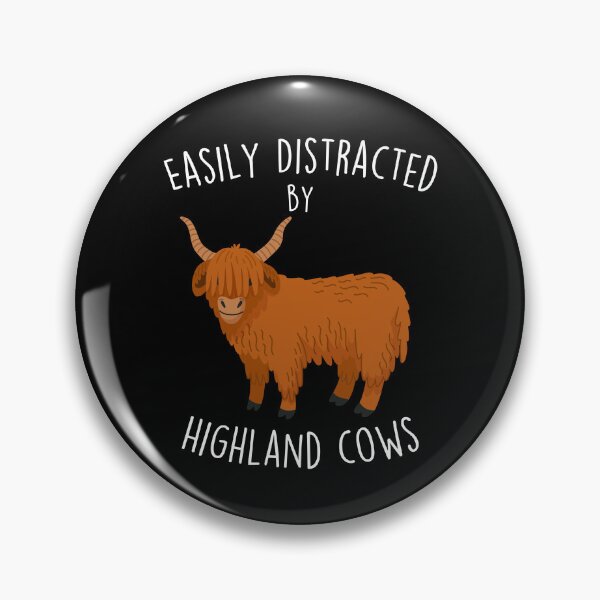Item preview, Easily Distracted by Highland Cows designed and sold by Clara Hollins.