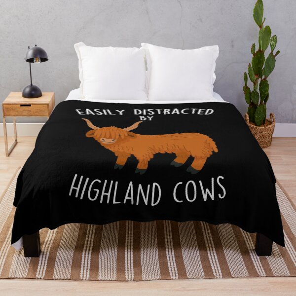 Item preview, Easily Distracted by Highland Cows designed and sold by Clara Hollins.