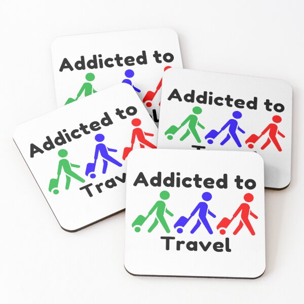 Item preview, Addicted to travel designed and sold by tinytwist.