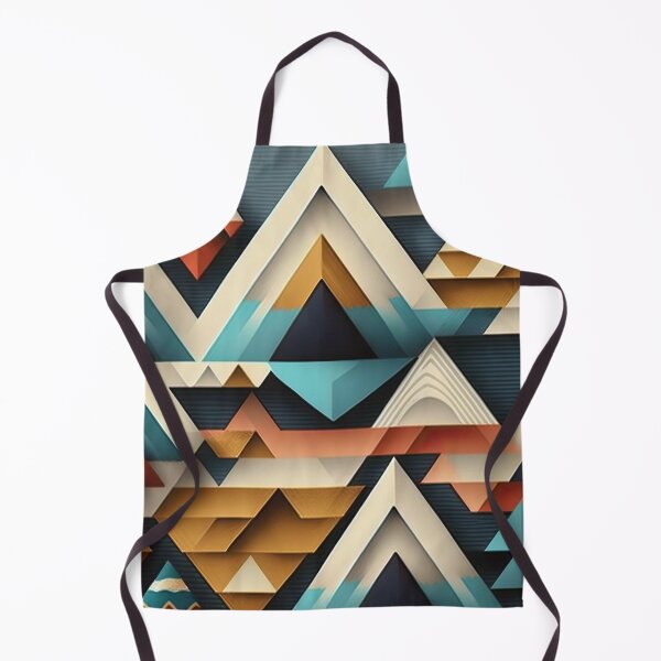 Item preview, Geometric Neutral Earth Tones Mountains Pattern designed and sold by KL14.