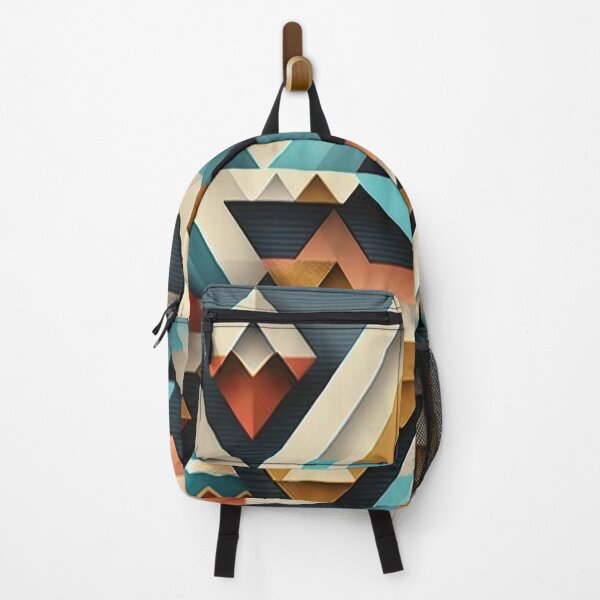 Item preview, Geometric Neutral Earth Tones Mountains Pattern designed and sold by KL14.